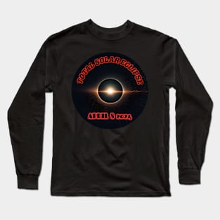 Solar Eclipse 2024 Long Sleeve T-Shirt